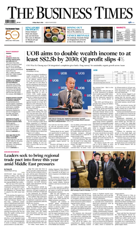 Cover of The Business Times