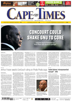Cover of Cape Times
