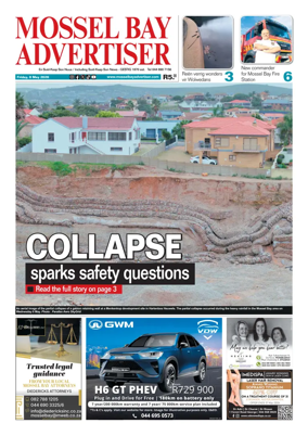 Cover of Mossel Bay Advertiser