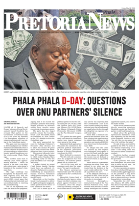 Cover of Pretoria News