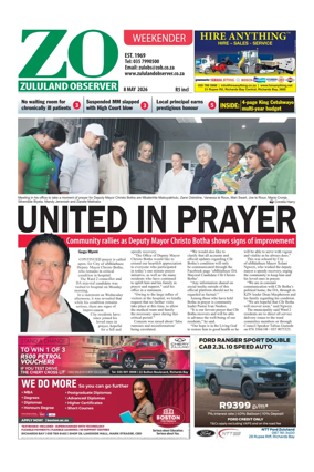 Cover of Zululand Observer - Weekender
