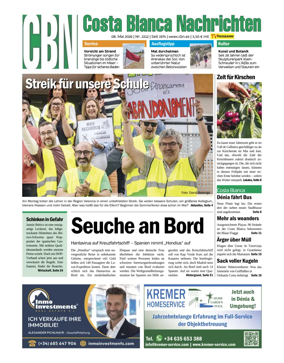 Cover of Costa Blanca Nachrichten