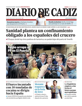 Cover of Diario de Cadiz