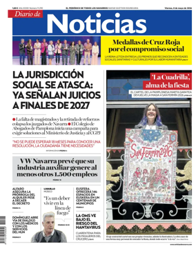Cover of Diario de Noticias (Spain)
