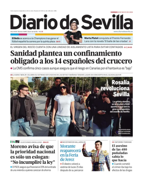 Cover of Diario de Sevilla