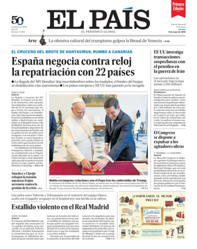 Cover of EL PAIS primera edicion