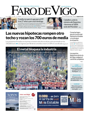 Cover of Faro de Vigo
