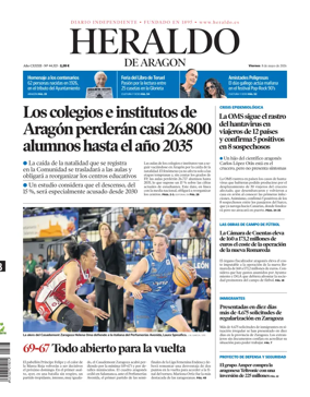 Cover of Heraldo de Aragon