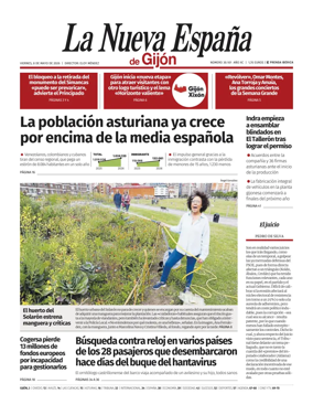 Cover of La Nueva Espana (Gijon)