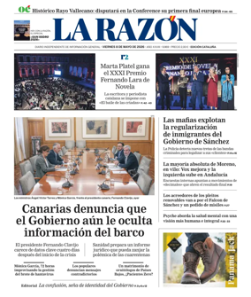 Cover of La Razon (Cataluna)