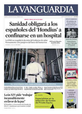 Cover of La Vanguardia