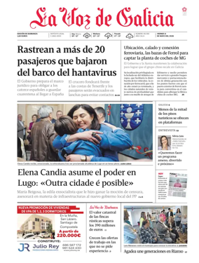 Cover of La Voz de Galicia (Barbanza)