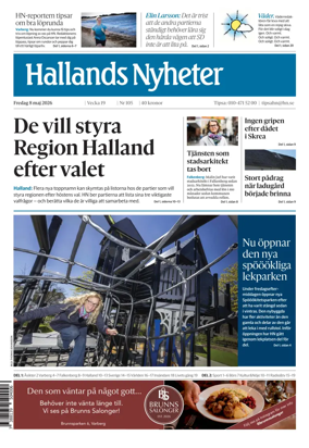 Cover of Hallands Nyheter