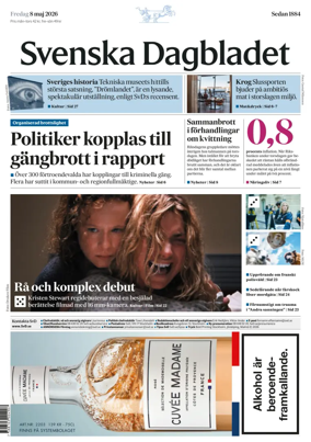 Cover of Svenska Dagbladet