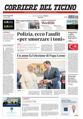 Cover of Corriere del Ticino