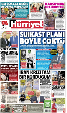 Cover of Hurriyet