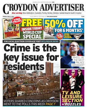 Cover of Croydon Advertiser