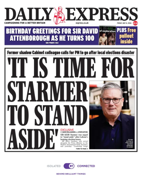 Cover of Daily Express