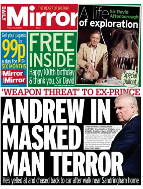 Cover of Daily Mirror