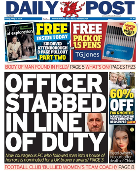 Cover of Daily Post (North Wales)