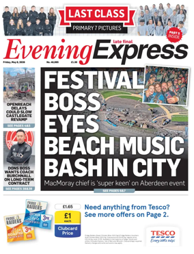 Cover of Evening Express