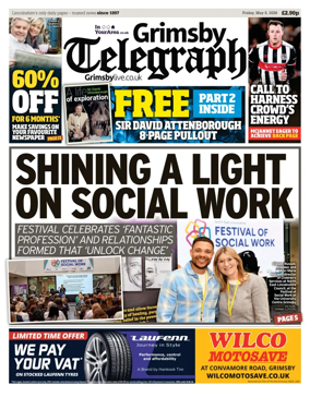 Cover of Grimsby Telegraph