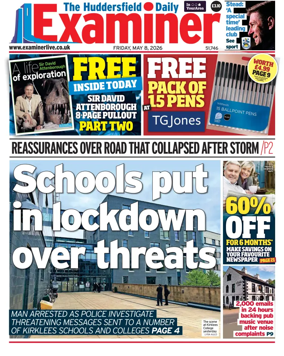 Cover of Huddersfield Daily Examiner