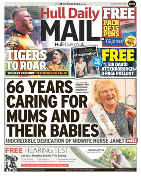 Cover of Hull Daily Mail