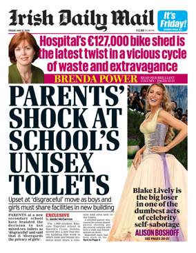 Cover of Irish Daily Mail
