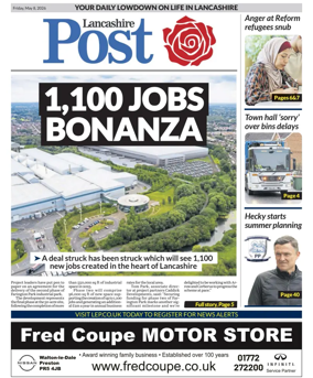 Cover of Lancashire Evening Post