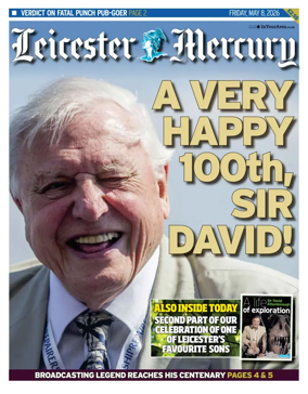 Cover of Leicester Mercury