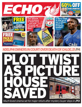 Cover of Liverpool Echo