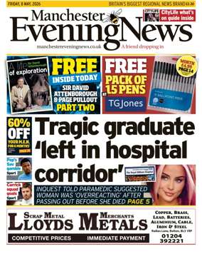 Cover of Manchester Evening News