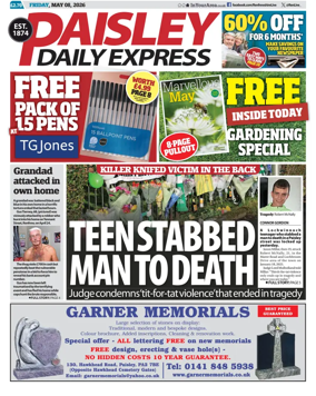 Cover of Paisley Daily Express