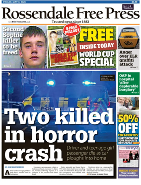 Cover of Rossendale Free Press