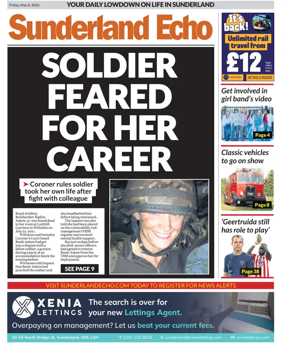 Cover of Sunderland Echo