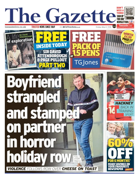 Cover of Teesside Evening Gazette