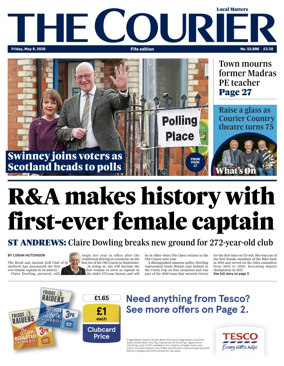 Cover of The Courier & Advertiser (Fife Edition)