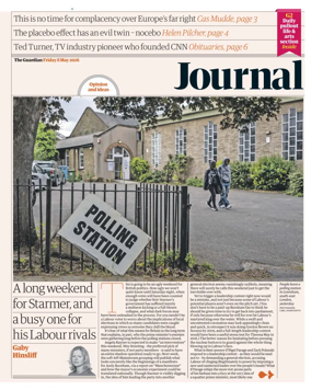 Cover of The Guardian e-paper Journal