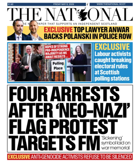 Cover of The National (Scotland)