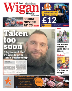 Cover of Wigan Evening Post