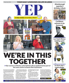 Cover of Yorkshire Evening Post
