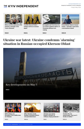 Cover of The Kyiv Independent