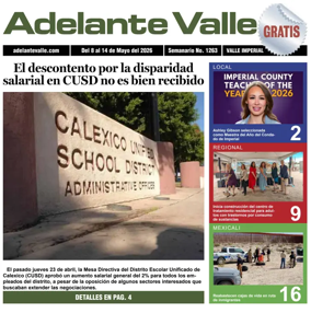 Cover of Adelante Valle