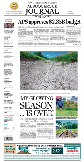 Cover of Albuquerque Journal