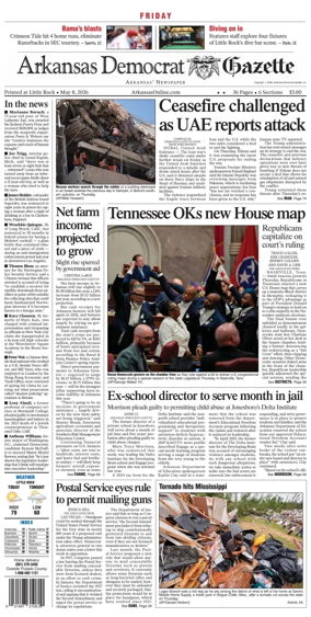 Cover of Arkansas Democrat-Gazette