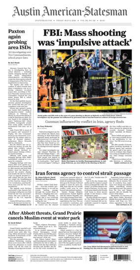 Cover of Austin American-Statesman