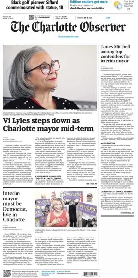 Cover of The Charlotte Observer