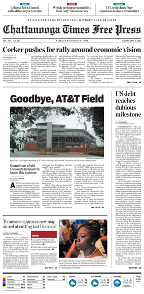 Cover of Chattanooga Times Free Press