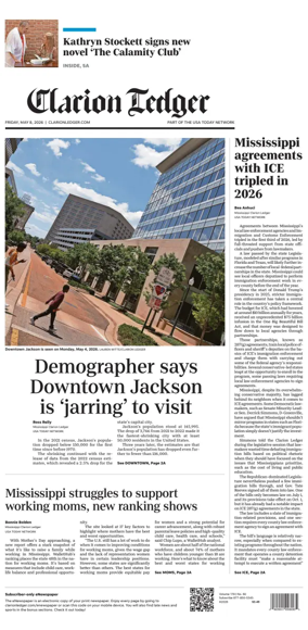 Cover of Clarion Ledger